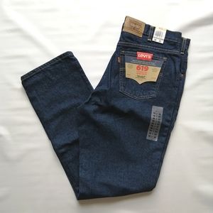 Levi's 619 Jeans Orange Tab 36x32 NWT